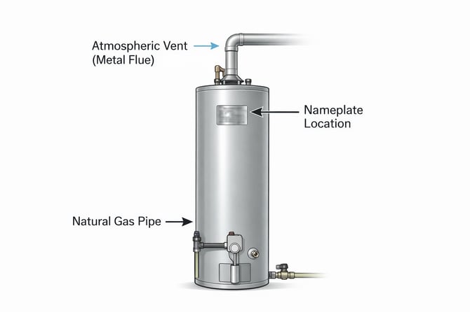 Water Heater ChatGPT NG Atmospheric