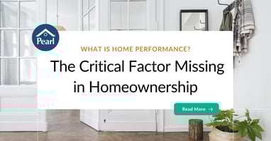 A white, clean, and comfortable living room showcasing the importance of home performance. 